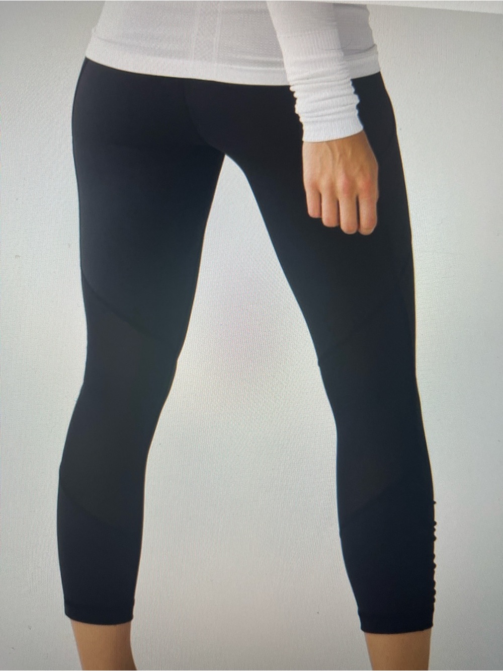 lululemon athletica Black Speed Crop size 10